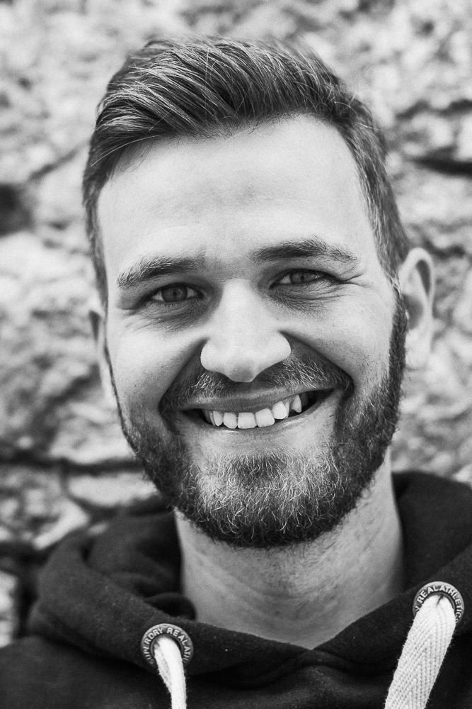 Portrait von Bernd Käferböck in Schwarz Weiß